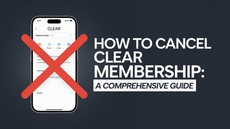 How to Cancel Clear Membership