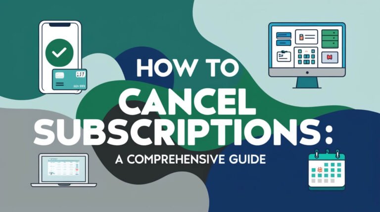 How to Cancel Subscriptions