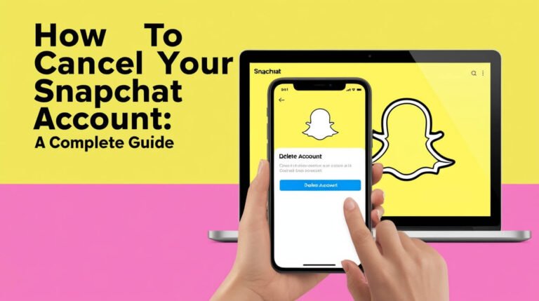 How to Cancel Your Snapchat Account