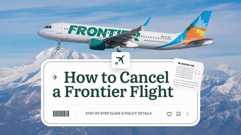 How to Cancel a Frontier Flight