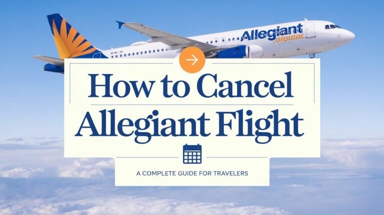 How to Cancel Allegiant Flight