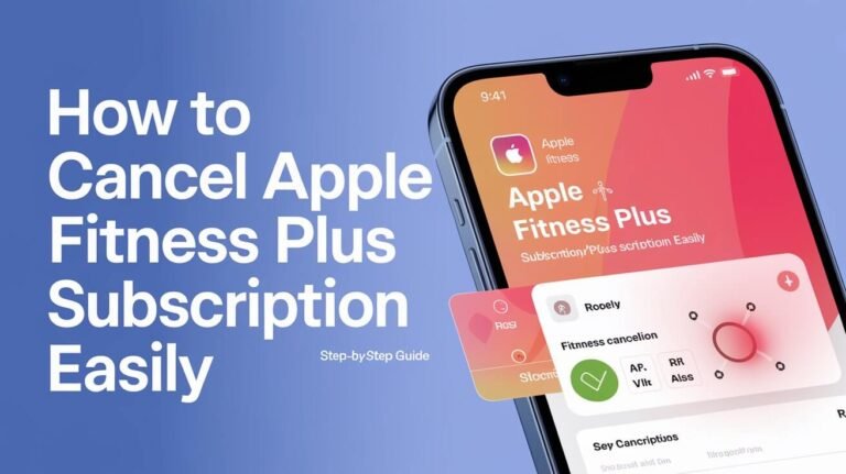 How to Cancel Apple Fitness Plus Subscription Easily