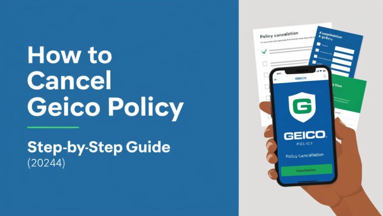 How to Cancel Geico Policy